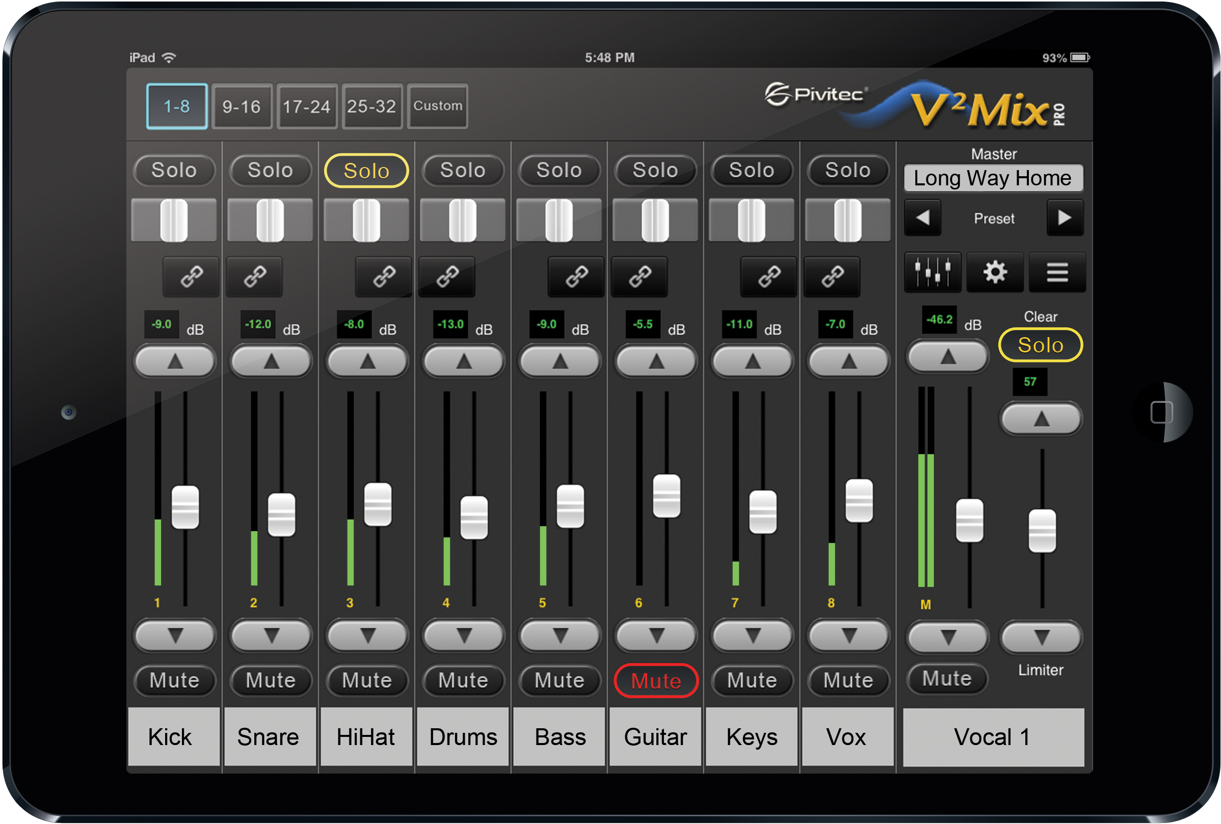 stage monitor mixer